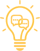 Talk-Light bulb logo